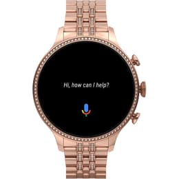 Fossil Ρολόγια Gen 6 Παρακολούθηση καρδιακού ρυθμού GPS - Ροζ χρυσό