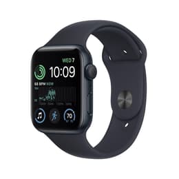 Apple Watch (Series SE) 2022 GPS + Cellular 40mm - Αλουμίνιο Μαύρο - Sport band Μαύρο