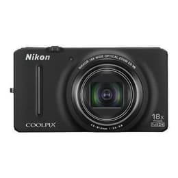 Συμπαγής Coolpix S9200 - Μαύρο + Nikon Nikkor Wide Optical Zoom ED VR 25-450 mm f/3.5-5.9 f/3.5-5.9