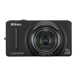 Συμπαγής Coolpix S9200 - Μαύρο + Nikon Nikkor Wide Optical Zoom ED VR 25-450 mm f/3.5-5.9