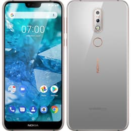 Nokia 7.1 64GB - Ασημί - Ξεκλείδωτο