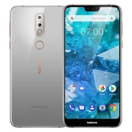 Nokia 7.1 64GB - Ασημί - Ξεκλείδωτο