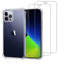 Προστατευτικό iPhone 13 Pro Max 2 οθόνης - TPU - Διαφανές