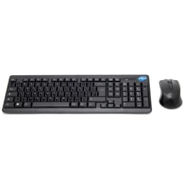Simpletek Πληκτρολόγιο QWERTY Αραβικά Ασύρματο Mouse + Keyboard with Stickers 1000 DPI 2.4G Nano reciever