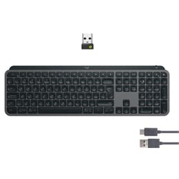 Logitech Πληκτρολόγιο QWERTY Ασύρματο Πληκτρολόγιο με φωτιζόμενα πλήκτρα MX Keys S