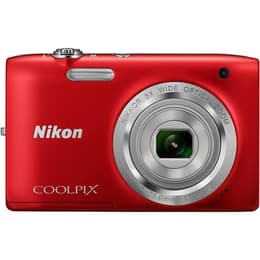Συμπαγής Coolpix S2800 - Κόκκινο + Nikon Nikkor Optical Zoom 26-130mm f/3.2-6.5 f/3.2-6.5