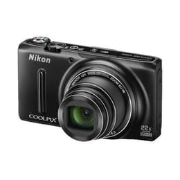 Συμπαγής Coolpix S9500 - Μαύρο + Nikon Nikkor Wide Optical Zoom ED VR 25-550 mm f/3.4-6.3 f/3.4-6.3