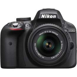 Reflex D3300 - Μαύρο + Nikon Nikon AF-S DX Nikkor 18-55mm f/3.5-5.6G II f/3.5-5.6