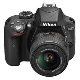 Reflex D3300 - Μαύρο + Nikon Nikon AF-S DX Nikkor 18-55mm f/3.5-5.6G II f/3.5-5.6