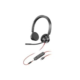 Plantronics Poly Blackwire 3325 Ακουστικά Μικρόφωνο - Μαύρο/Κόκκινο