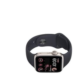 Apple Watch Series SE 2 (2022) GPS 44 mm - Αλουμίνιο Starlight - Sport band Μαύρο