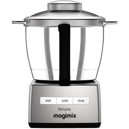 Magimix Premium 6200XL 4.9L Ασημί Κουζινομηχανή - Πολυμίξερ