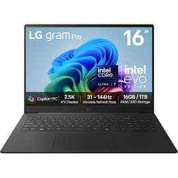 LG Gram Pro 16" (2024) - Core Ultra 7 256V - 16GB - SSD 1 tb QWERTY - Αγγλικά