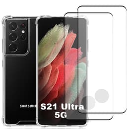 Προστατευτικό Galaxy S21 Ultra 5G 2 οθόνης - Ανακυκλωμένο πλαστικό - Διαφανές