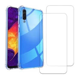 Προστατευτικό Galaxy A50 2 οθόνης - TPU - Διαφανές