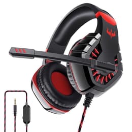 Ovleng OV-P40 gaming με καλώδιο Ακουστικά Μικρόφωνο - Μαύρο/Κόκκινο