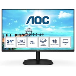 24" Aoc 24B2XH/EU 1920 x 1080 LCD monitor Μαύρο