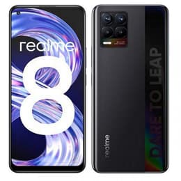 Realme 8 64GB - Μαύρο - Ξεκλείδωτο - Dual-SIM