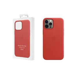 Apple Δερμάτινη θήκη iPhone 12 Pro Max - Magsafe - Δέρμα Κόκκινο