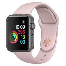 Apple Watch (Series 3) 2017 GPS 42mm - Αλουμίνιο Space Gray - Αθλητισμός Ροζ