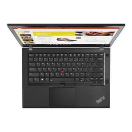 Lenovo ThinkPad T470S 14" Core i7-7600U - SSD 256 GB - 16GB QWERTY - Αγγλικά