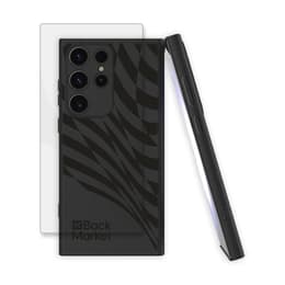 Back Market Προστατευτικό Galaxy S23 Ultra και προστατευτική οθόνη - Ανακυκλωμένο πλαστικό - Μαύρο