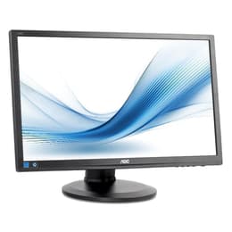 24" Aoc E2460P 1920 x 1080 LCD monitor Μαύρο