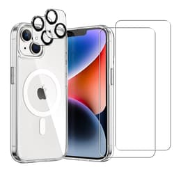 Προστατευτικό iPhone 14 Plus 2 οθόνης - TPU - Διαφανές