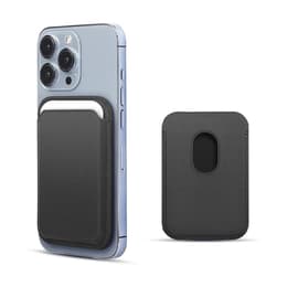 Θήκη καρτών MagSafe Evetane Porte-Cartes Noir Magnétique Compatible MagSafe , Supporte 3 Cartes, Blocage RFID