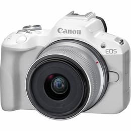 Reflex EOS R50 - Άσπρο + Canon Canon RF-S 18-45mm f4.5-6.3 IS STM 1,6