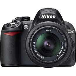 Κάμερα Reflex Nikon D3100 - Μάυρο + Φωτογραφικός φακός Nikon AF-S DX Nikkor 18-55mm f/3.5-5.6 G VR