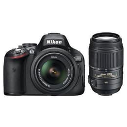 Reflex D5000 - Μαύρο + Nikon AF-S Nikkor DX VR 18-55mm f/3.5-5.6 VR + AF-S Nikkor DX 55-200mm f/4-5.6G ED VR f/3.5-5.6 + f/4-5.6