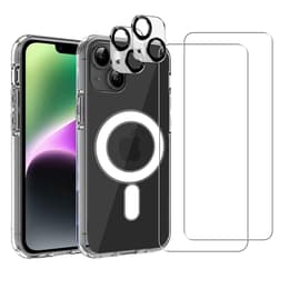 Προστατευτικό iPhone 14 2 οθόνης - TPU - Διαφανές