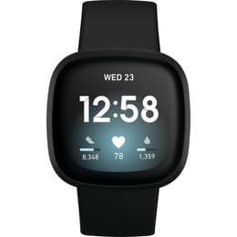 Fitbit Ρολόγια Versa 3 Παρακολούθηση καρδιακού ρυθμού GPS - Μαύρο
