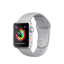 Apple Watch (Series 5) 2019 GPS 44mm - Αλουμίνιο Ασημί - Αθλητισμός Γκρι