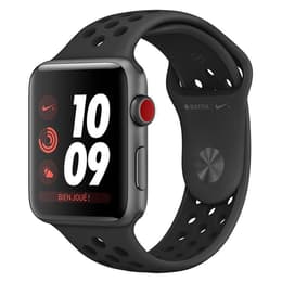 Apple Watch (Series 3) 2017 GPS + Cellular 42mm - Αλουμίνιο Space Gray - Sport Nike Μαύρο
