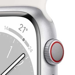 Apple Watch Series 8 (2022) GPS + Cellular 45 mm - Αλουμίνιο Ασημί