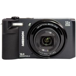 Συμπαγής Life P44034 - Μαύρο + Medion Medion 12x Optical Zoom Lens 4.3-51.6 mm f/3.1-6.3 f/3.1-6.3