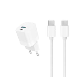 Καλώδιο και wallplug (USB-C + USB-C) 20W - WTK
