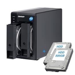 Qnap TR-002 DAS Storage 2-Bay - 1000GB - 0 GB RAM Microprocessor with hardware RAID