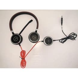 Jabra Evolve 40 MS Stereo Μειωτής θορύβου με καλώδιο Ακουστικά Μικρόφωνο - Μαύρο