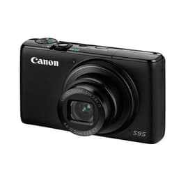 Συμπαγής PowerShot S95 - Μαύρο + Canon Canon Zoom Lens 3.8 x IS 28–105mm f/2.0-4.9 f/2.0-4.9