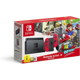 Switch 32GB - Κόκκινο - Περιορισμένη έκδοση Super Mario Odyssey + Super Mario Odyssey