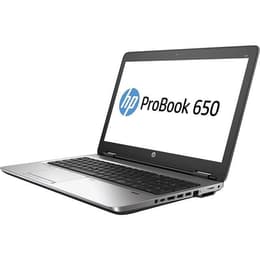 HP ProBook 650 G2 15" (2015) - Core i5-6300U - 8GB - SSD 128 Gb AZERTY - Γαλλικό
