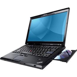 Lenovo ThinkPad T500 15" (2008) - Core 2 Duo P8600 - 4GB - SSD 64 Gb AZERTY - Γαλλικό