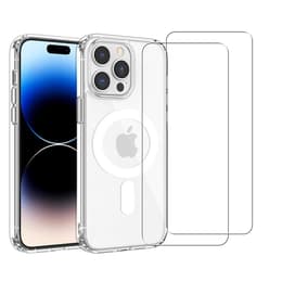 Προστατευτικό iPhone 15 Pro 2 οθόνης - TPU - Διαφανές