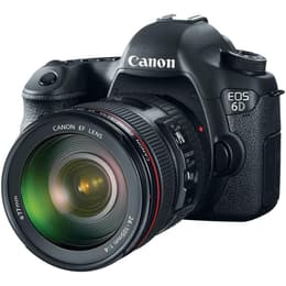 Reflex EOS 6D - Μαύρο + Canon Canon EF 24-105 mm f/4L IS II USM f/4L IS II USM