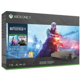 Xbox One X 1000GB - Χρυσό - Περιορισμένη έκδοση Gold Rush Special + Battlefield V + Battlefield 1943