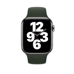 Apple Watch (Series 4) 2018 GPS 44mm - Αλουμίνιο Space Gray - Αθλητισμός Πράσινο