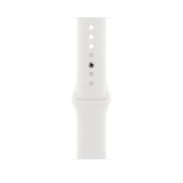 Apple Watch Series 8 (2022) GPS + Cellular 45 mm - Αλουμίνιο Midnight - Sport band Άσπρο